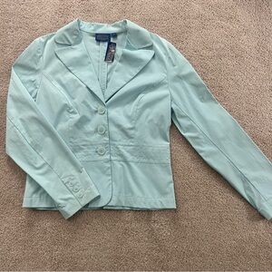 Women’s Size 8 Light Blue Pendleton Blazer Button Front NWT